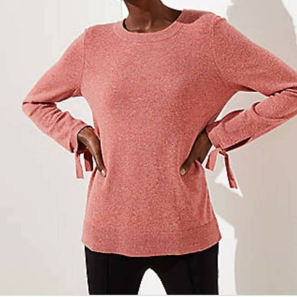 Loft Wool Blend Wrist Tie Sweater